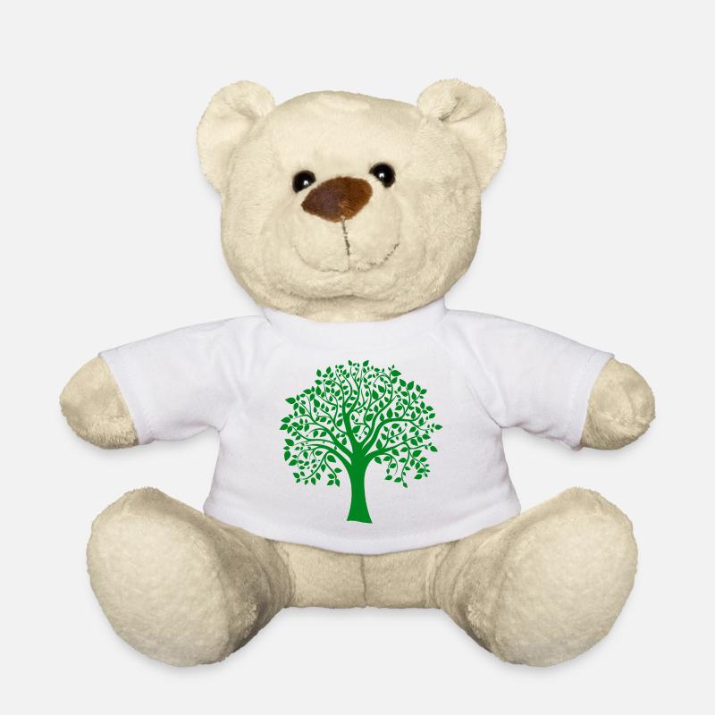 Silhouette de base verte à imprimé Jumbo Tree - Nounours - blanc