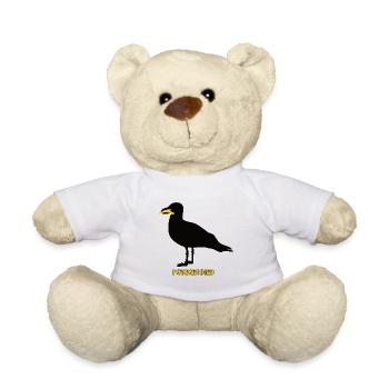 Frites Voleuse de mouette - Noire - Nounours - blanc - Devant