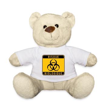 panneau_RISQUE_BIOLOGIQUE_31 - Nounours - blanc - Devant