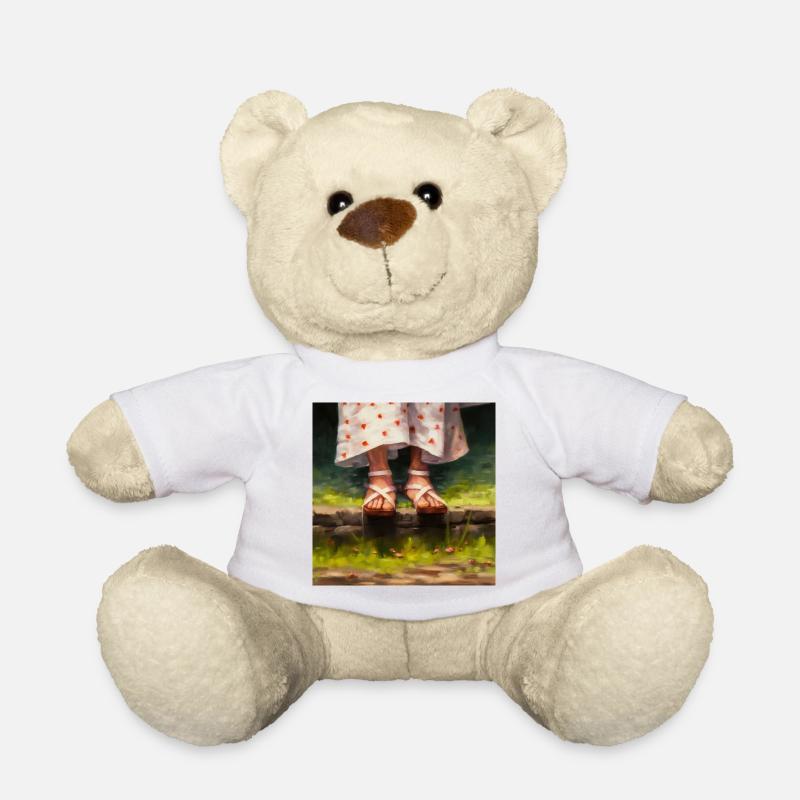 Échos du printemps - Nounours - blanc