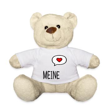 Beziehung Valentinstag Meine - Teddy - Weiß - Vorne