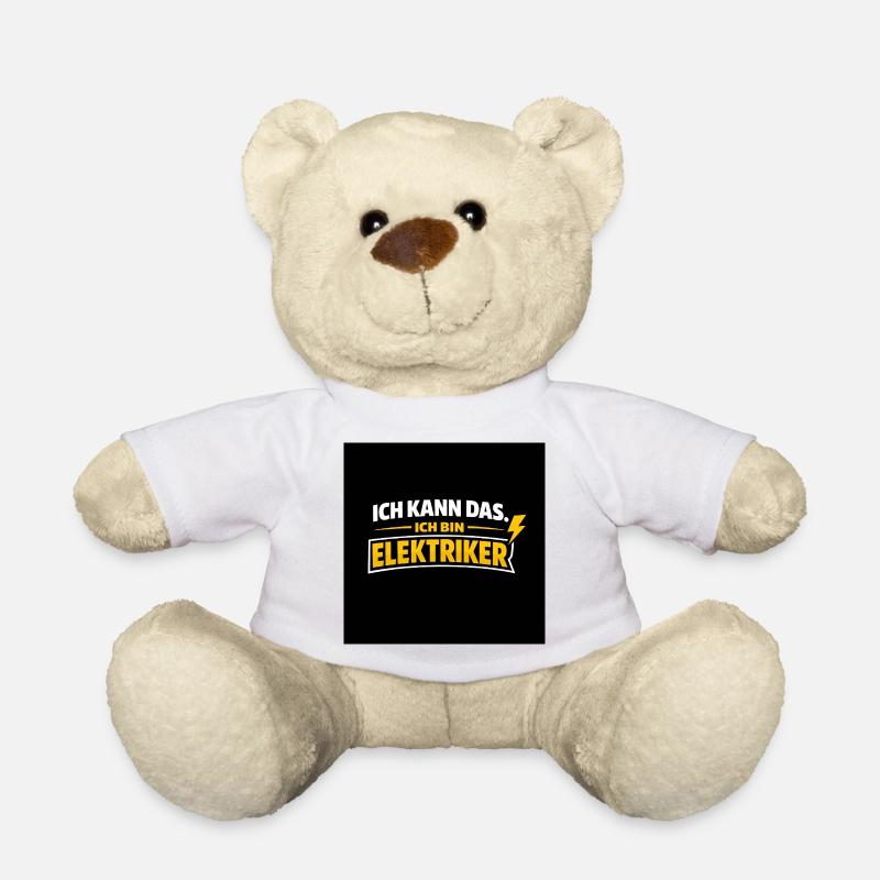 Ich kann das. Ich bin Elektriker - Teddy - Weiß