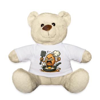 Wenn Eier ausrasten - Teddy - Weiß - Vorne