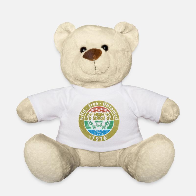 50. Geburtstag Wild, free & untamed since 03/1976 - Teddy - Weiß
