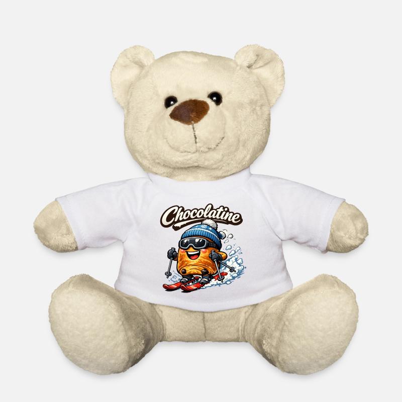 Chocolatine ski - Nounours - blanc