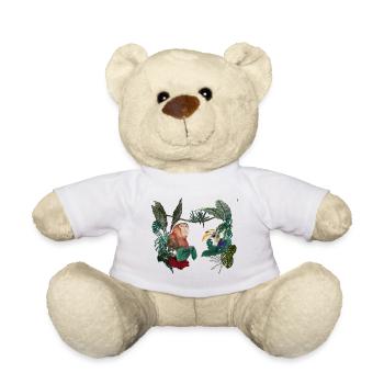 Borneo Love - Teddy Bear - white - Front