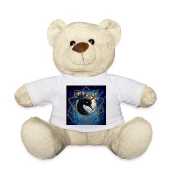 Celestial Quetzal with Crown - Teddy Bear - white - Front