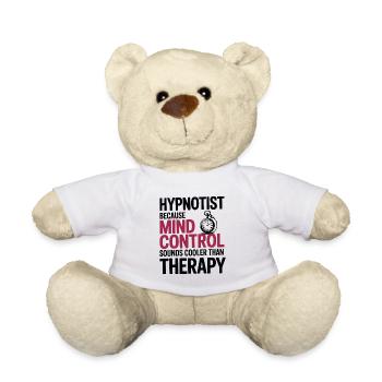 Hypnotiseur Gedankenkontrolle cooler als Therapieprofi - Teddy - Weiß - Vorne