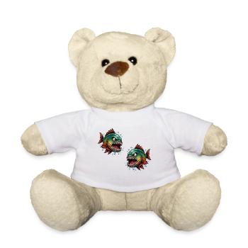Piranha Tiefseejäger - Teddy - Weiß - Vorne