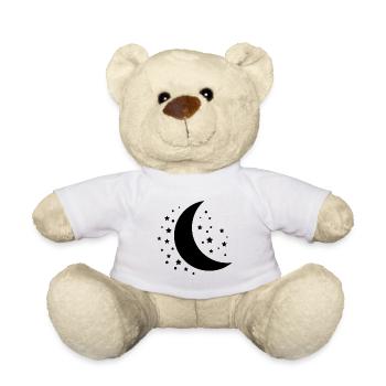 Mond und Sterne - Teddy - Weiß - Vorne