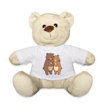 Süße, kuschelige Bären - Teddy - Weiß - Vorne