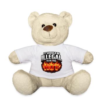 It Should Be Illegal to Be This Hot - Teddy - Weiß - Vorne