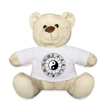 Chinesische Sternzeichen - Teddy - Weiß - Vorne