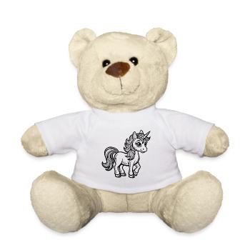 Baby unicorn - Teddy Bear - white - Front