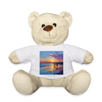 Sunset over the sea - Teddy Bear - white - Front
