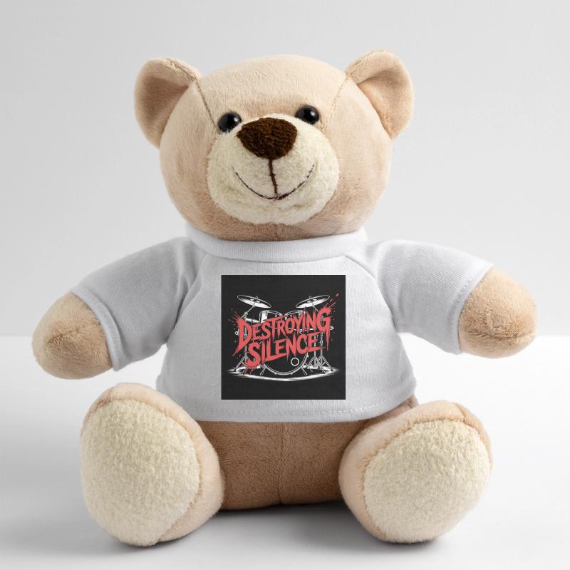 Destroying Silence Drum Graffiti Teddy