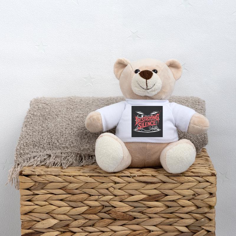 Destroying Silence Drum Graffiti Teddy