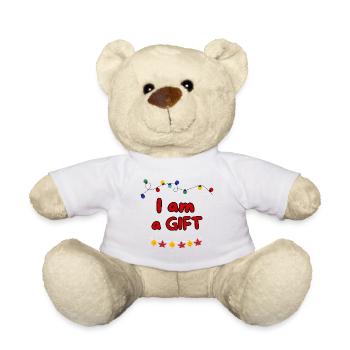 I AM A GIFT - Nounours - blanc - Devant