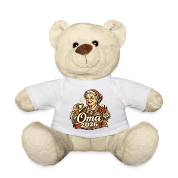 Petit-enfant du cadeau de chargement 2026 grand-mère - Nounours - blanc - Devant