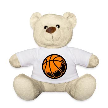 Basketball Ball - Teddy - Weiß - Vorne