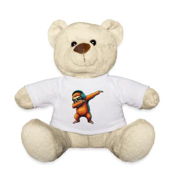 Jeu vidéo paresseux paresseux jeux vidéo art - Nounours - blanc - Devant