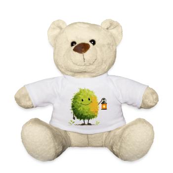 Bush Friend with Lantern - Teddy Bear - white - Front