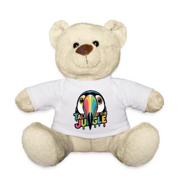 Parler du toucan de la jungle - Nounours - blanc - Devant
