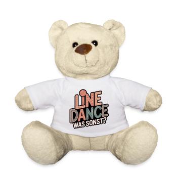 Line Dance What else? - Teddy Bear - white - Front