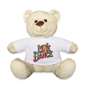 Lettrage western en ligne - Nounours - blanc - Devant