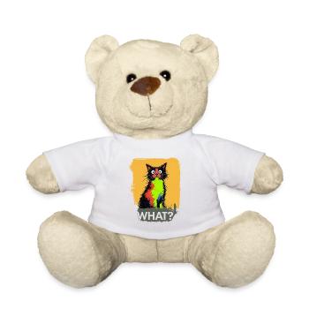 What Katze Farbexplosion - Teddy - Weiß - Vorne