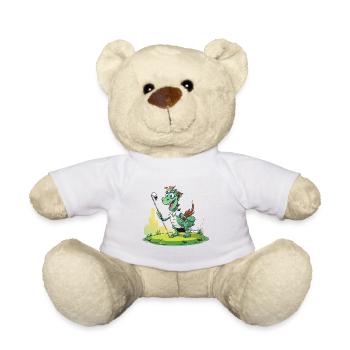 Drachengolfer auf dem Grün - Teddy - Weiß - Vorne