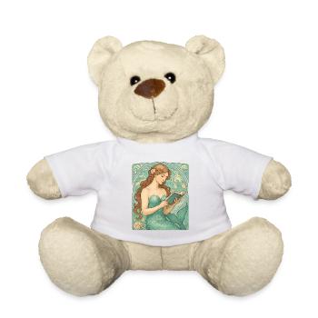 Lecture Art nouveau des sirènes - Nounours - blanc - Devant