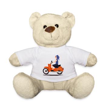 DELNJOSERBOWKA MOPED - Teddy - Weiß - Vorne