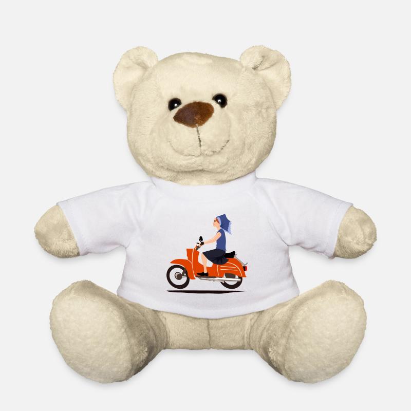 DELNJOSERBOWKA MOPED - Teddy - Weiß