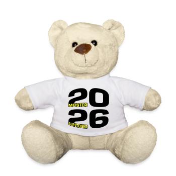 Champion and promoted team 2026 - Teddy Bear - white - Front