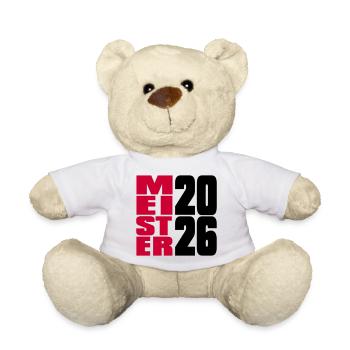 Meister 2026 Meisterschaft - Teddy - Weiß - Vorne
