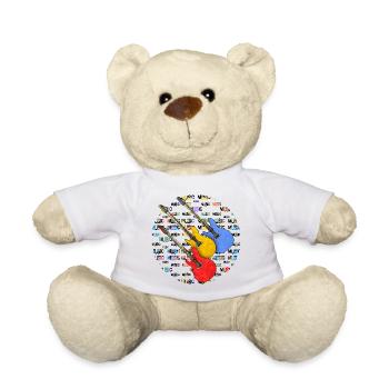 Gitarren - Teddy - Weiß - Vorne