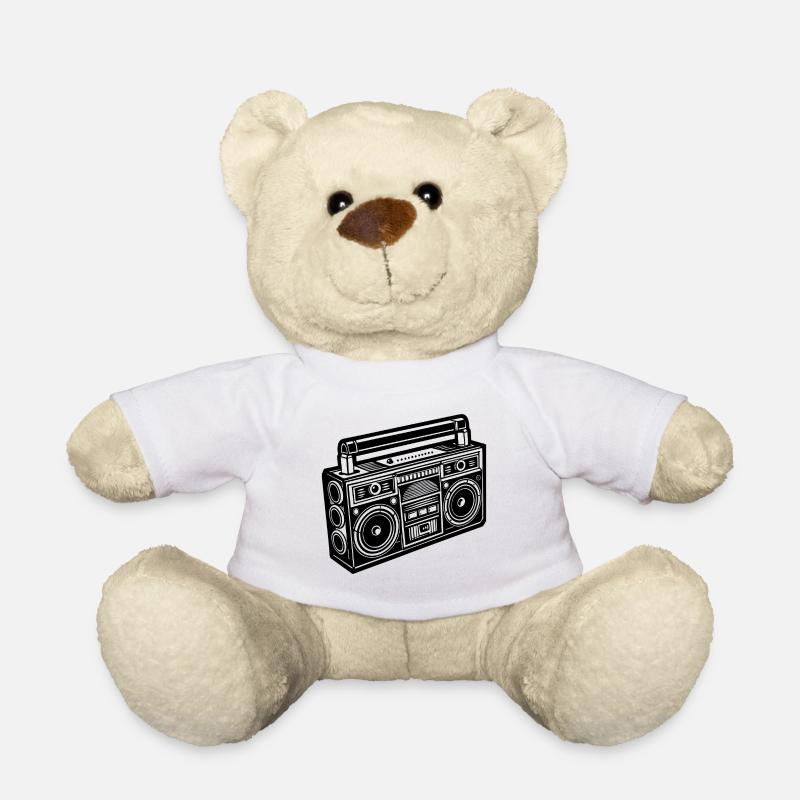 Radio-Boombox - Teddy - Weiß