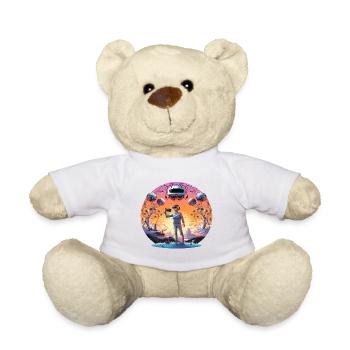 VR-Pionier im Abendrot-Land - Teddy - Weiß - Vorne