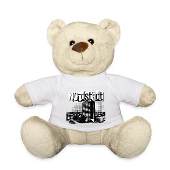 Dortmund Nordstadt stilisiert  - Teddy - Weiß - Vorne