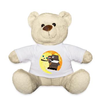 Pixel P.I. Poursuite à la Lune - Nounours - blanc - Devant