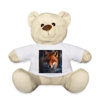 Fuchs-Erkundung bei Einbruch der Dämmerung - Teddy - Weiß - Vorne