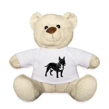 Bull Terriers - Teddy Bear - white - Front