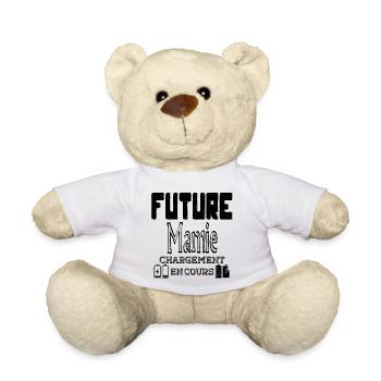 Zukünftige Oma lädt in Bearbeitung - Teddy - Weiß - Vorne