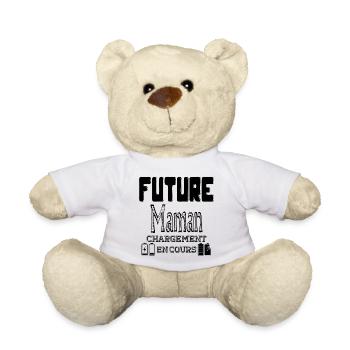 Future Maman Chargement En Cours - Nounours - blanc - Devant