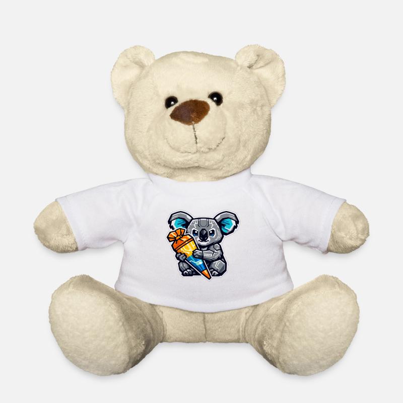 Endlich Schulkind Koala Schultüte Einschulung - Teddy - Weiß