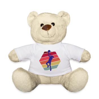 Basketball player - Teddy Bear - white - Front