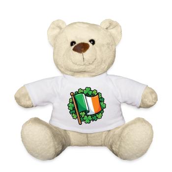 Irische Flagge Clover Pride - Teddy - Weiß - Vorne