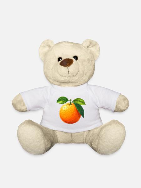 Orange (Frucht) - Teddy - Weiß