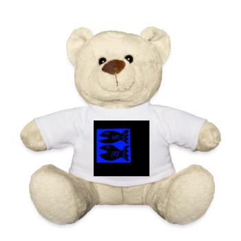 FISH. FISHING. SEA. OCEAN. STAR. HOLIDAYS - Teddy Bear - white - Front